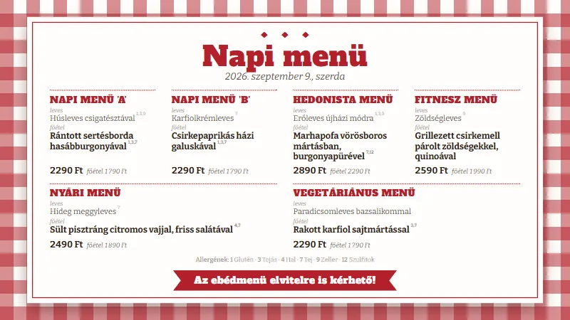 Kockás abrosz design